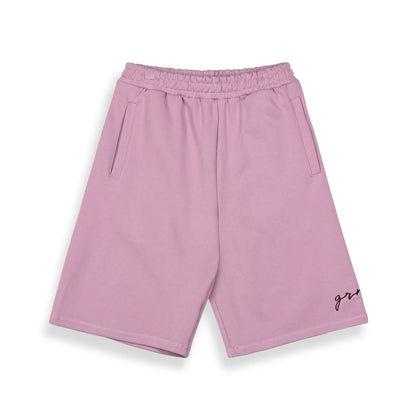 SAVAGE DOMAIN FRENCH TERRY BAGGY SWEATSHORTS LILAC