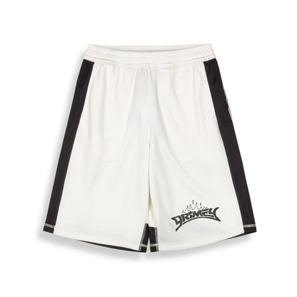 INFAMOUS DEEPER BAGGY SWEAT SHORTS OFF WHITE