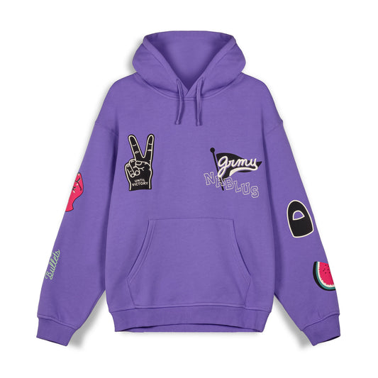 NABLUS VINTAGE HOODIE VIOLET