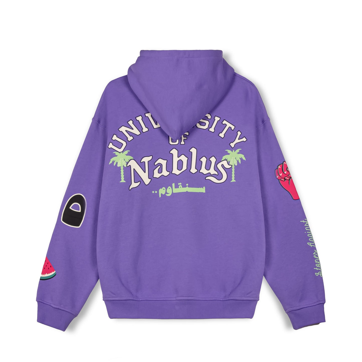 NABLUS VINTAGE HOODIE VIOLET