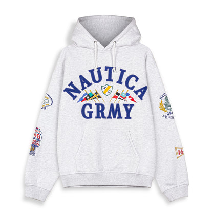 MIGHTY HARMONIST NAUTICA X GRMY VINTAGE HOODIE SPORT GREY
