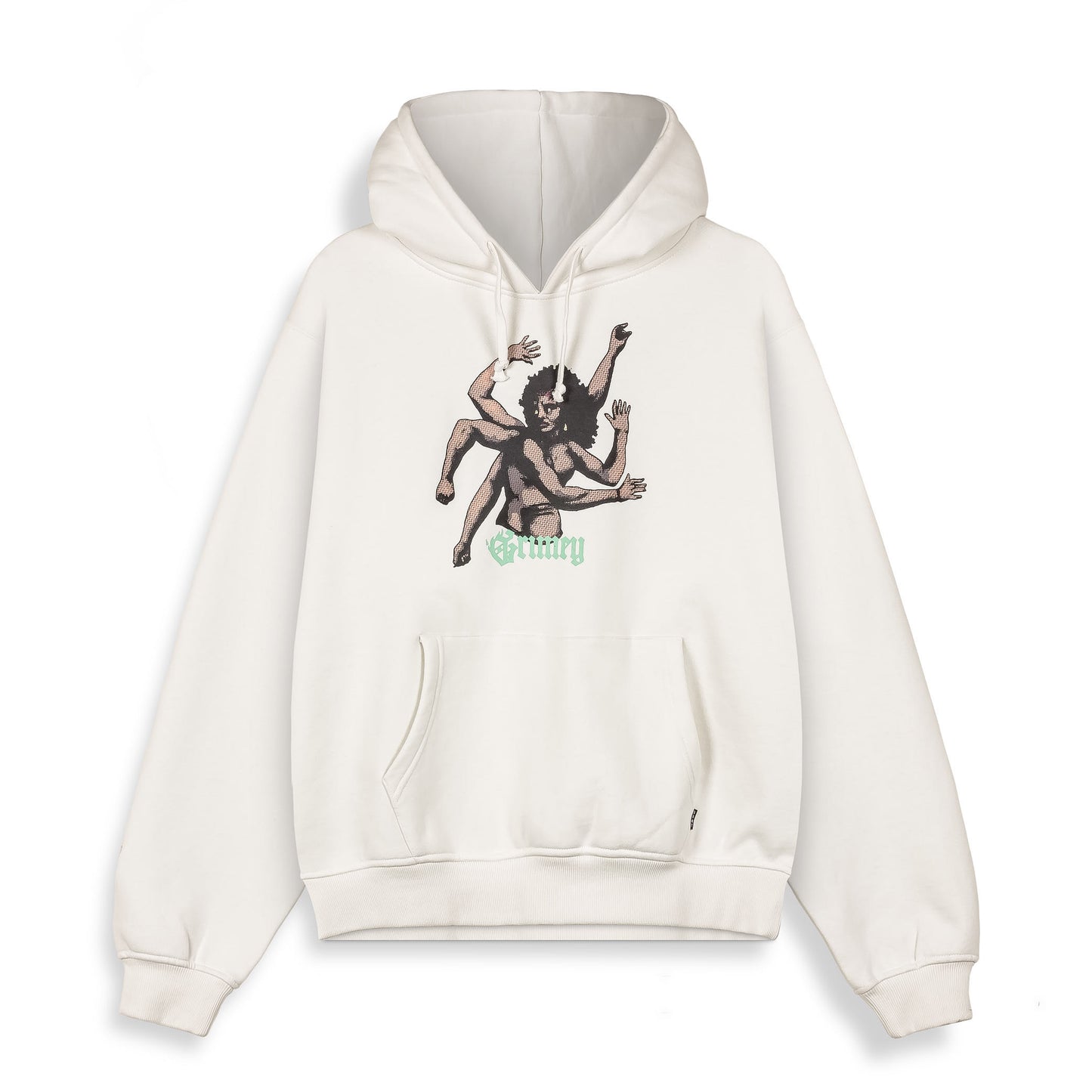 SAOIRSE DIVINE COUNCIL VINTAGE HOODIE OFF WHITE