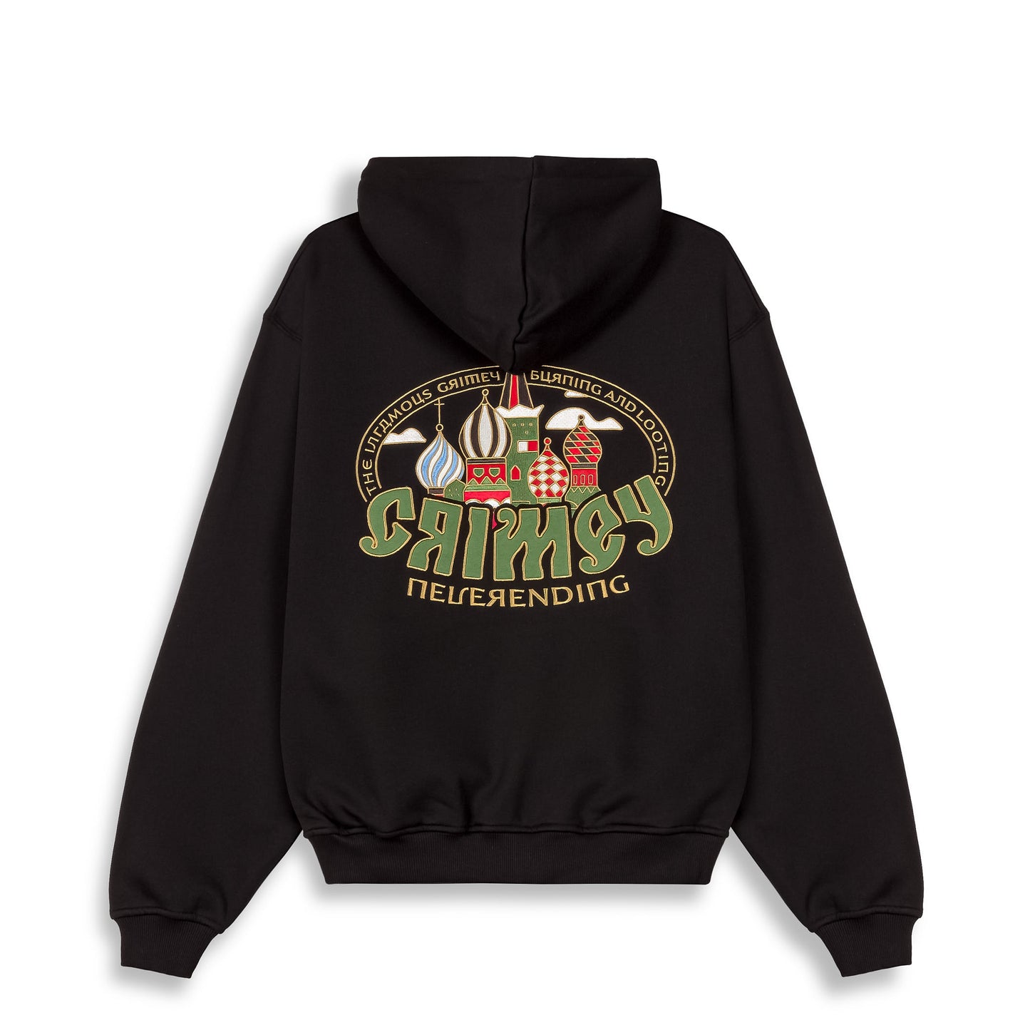 THE LOWER DEPTHS VINTAGE HOODIE BLACK