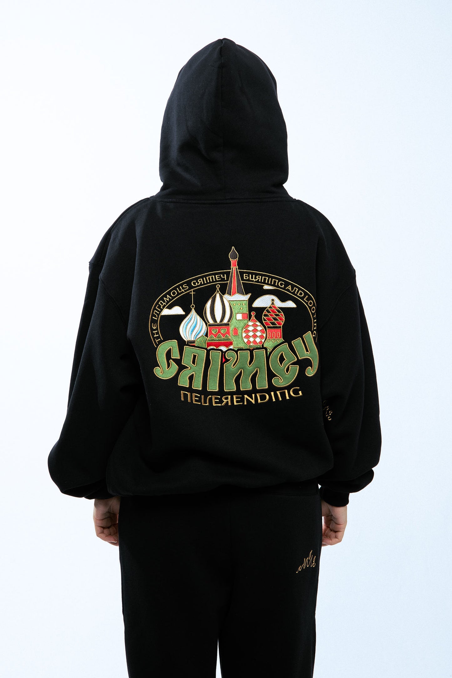 THE LOWER DEPTHS VINTAGE HOODIE BLACK