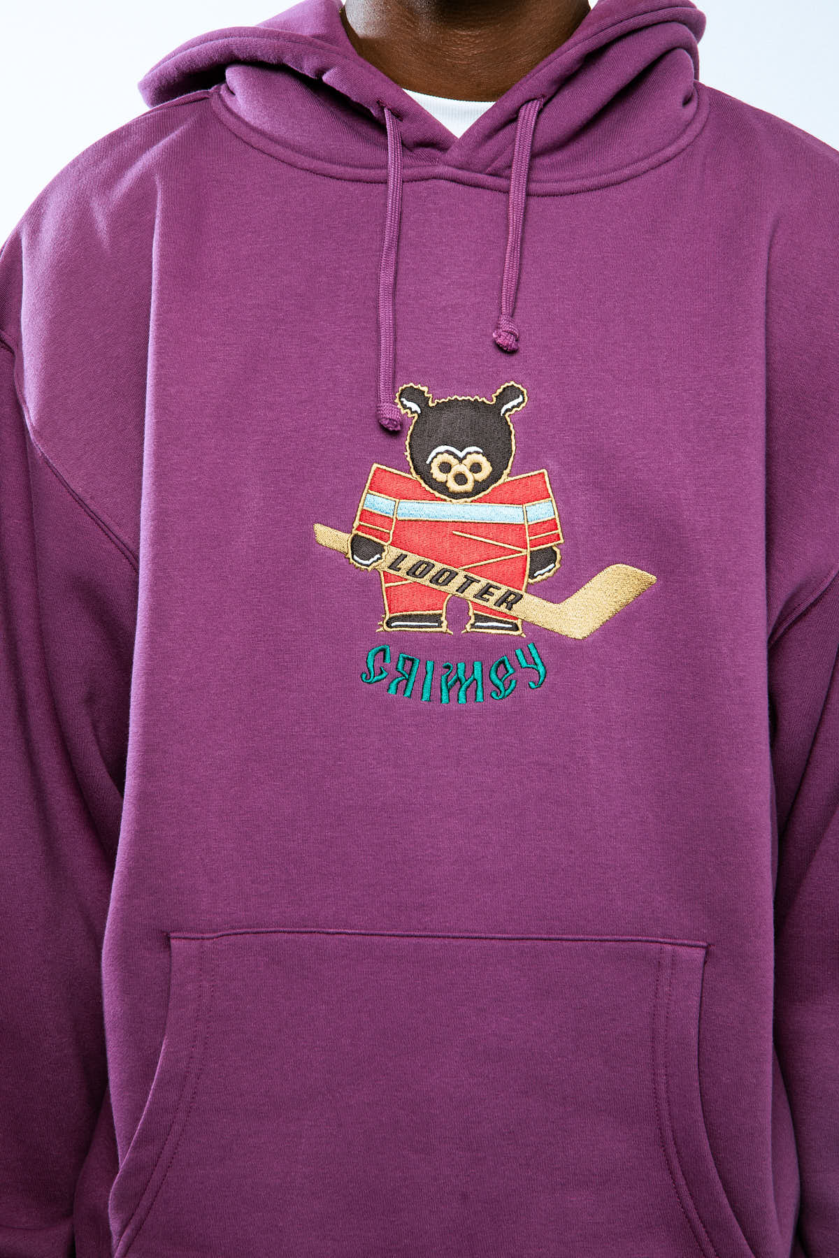 THE LOWER DEPTHS VINTAGE HOODIE PURPLE