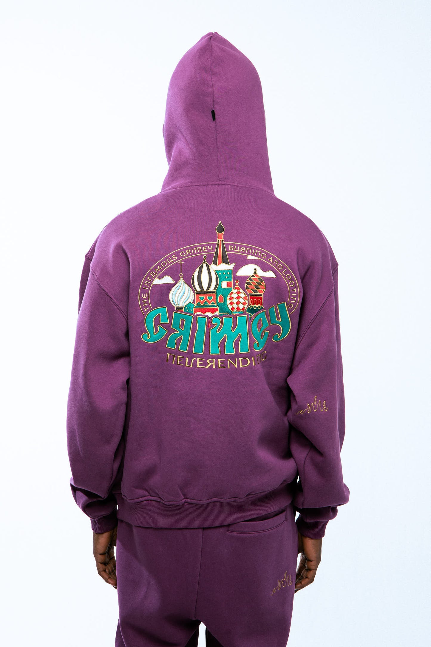 THE LOWER DEPTHS VINTAGE HOODIE PURPLE