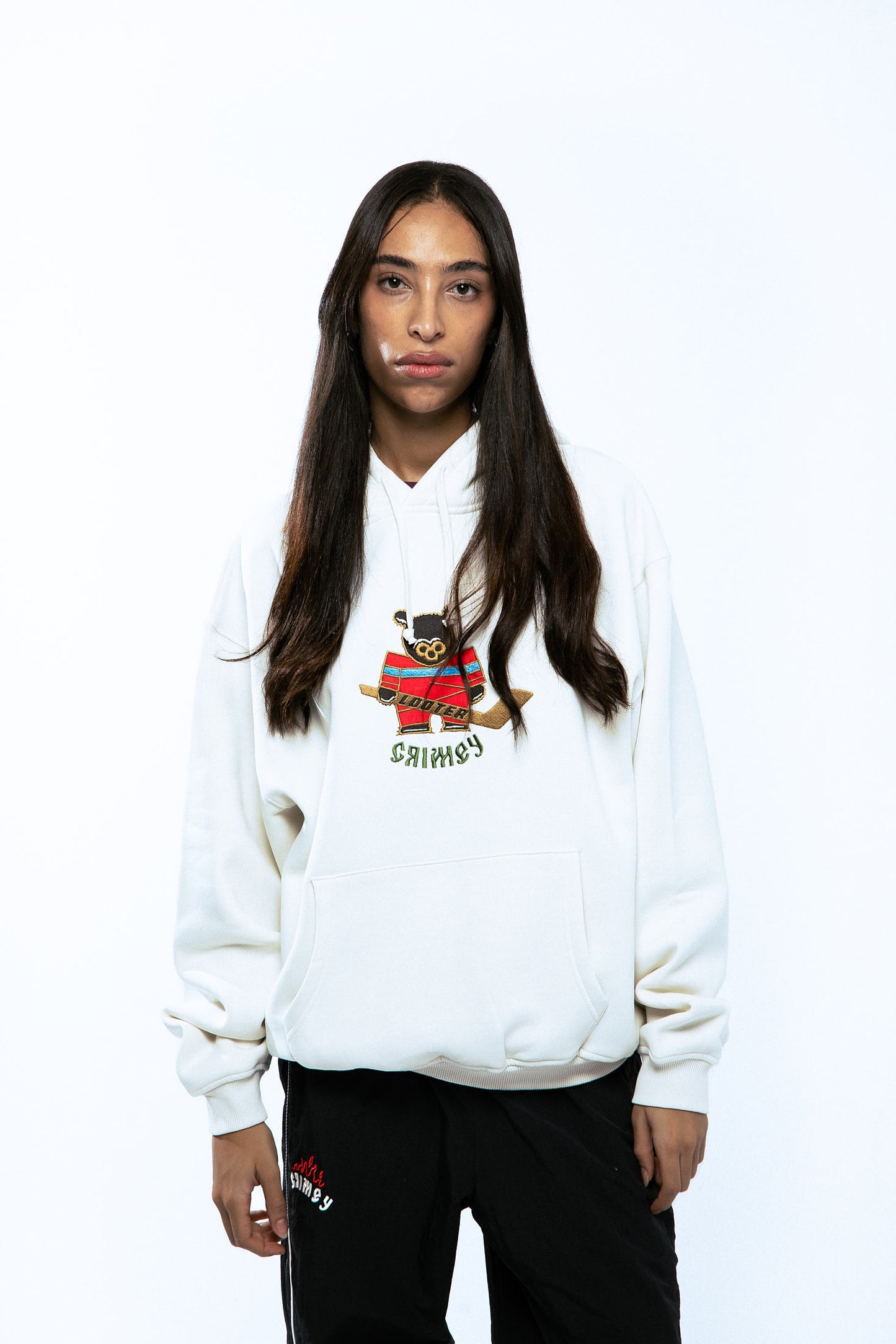 THE LOWER DEPTHS VINTAGE HOODIE OFF WHITE