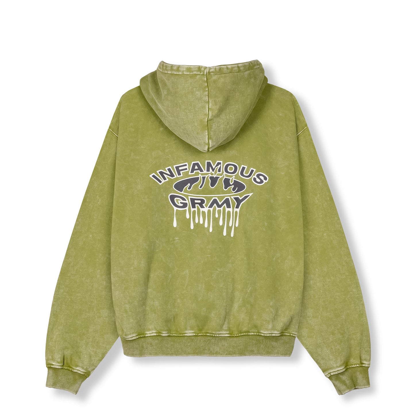 FOLLOW THE DOLLAR WASHED VINTAGE HOODIE WASHED GREEN