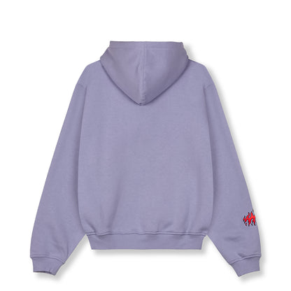 SCRATCHING MEMORIES VINTAGE HOODIE VIOLET