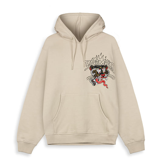 DEEPER HEAVYWEIGHT VINTAGE HOODIE CREAM