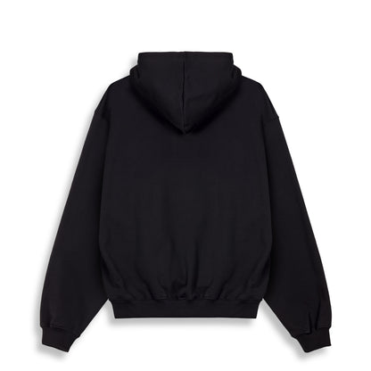 SAVAGE DOMAIN FRENCH TERRY BOXY HOODIE BLACK