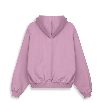 SAVAGE DOMAIN FRENCH TERRY BOXY HOODIE LILAC