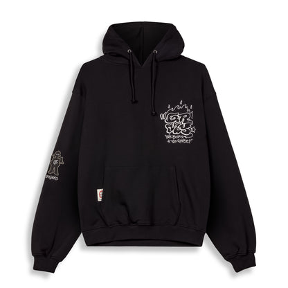 THE SHELTER BOXY HOODIE BLACK