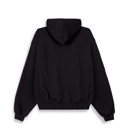 THE SHELTER BOXY HOODIE BLACK