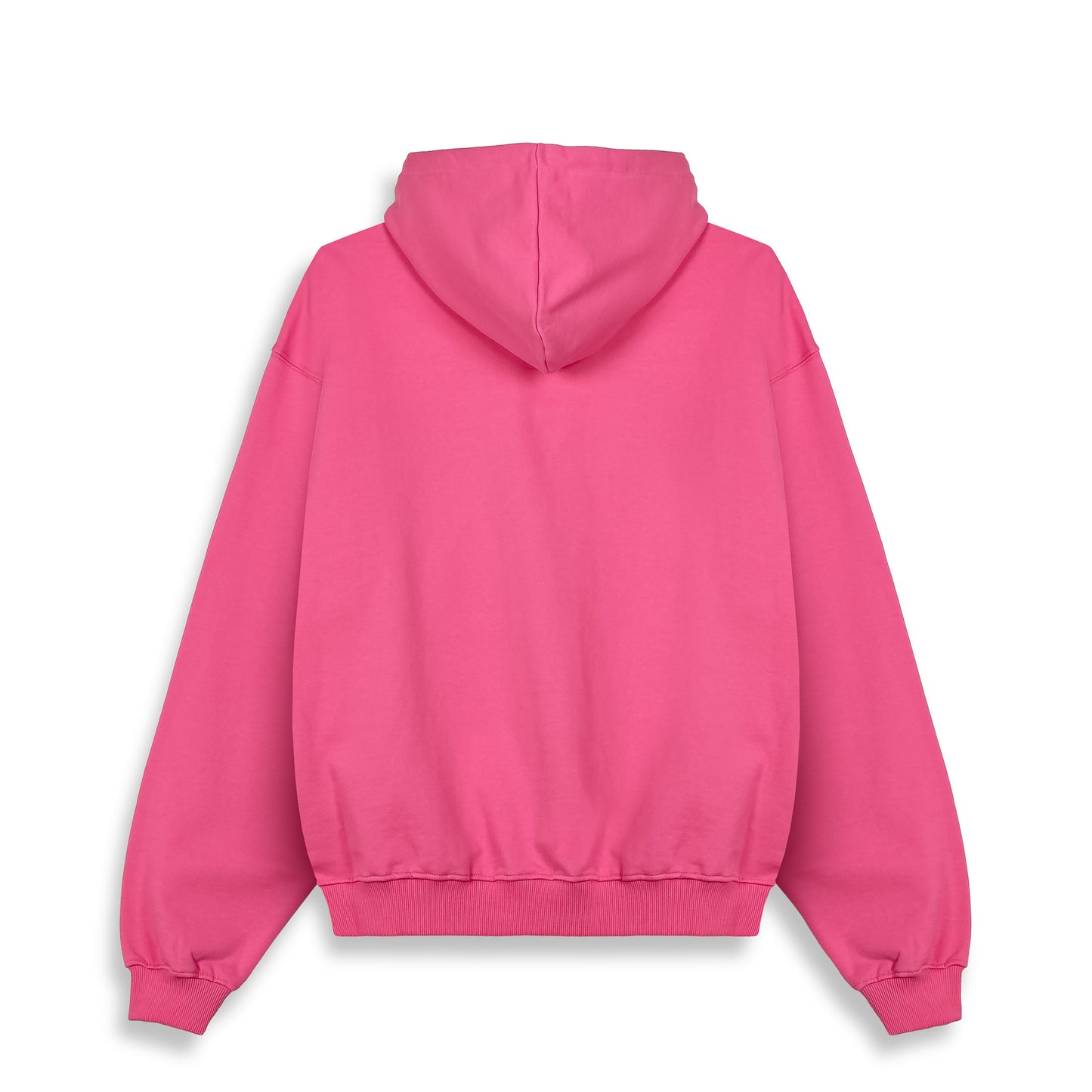 THE SHELTER BOXY HOODIE FUCSHIA