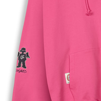 THE SHELTER BOXY HOODIE FUCSHIA