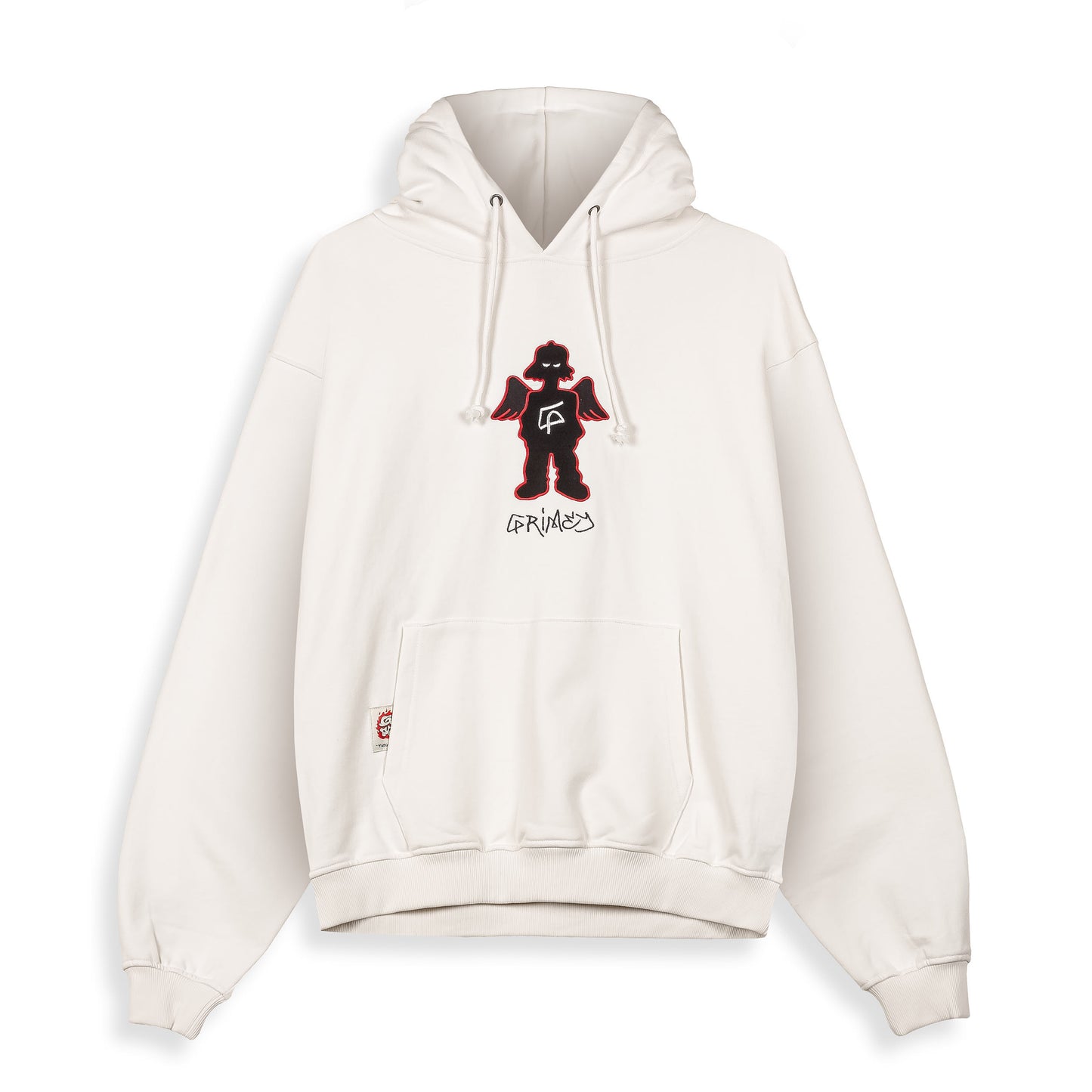 THE SHELTER WE BURN SO SWEET BOXY HOODIE OFF WHITE