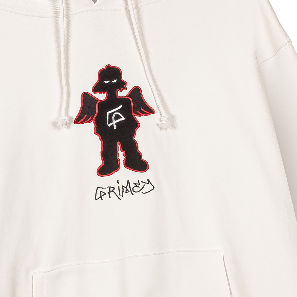 THE SHELTER WE BURN SO SWEET BOXY HOODIE OFF WHITE