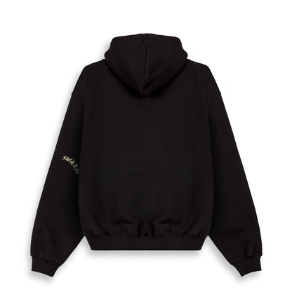 THE SWARM DC SHOES X GRIMEY BOXY HOODIE BLACK
