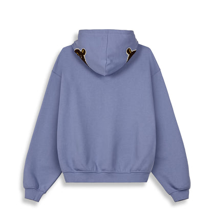 MUD'S THE RESIDENCE MADRID BOXY HOODIE BLUE