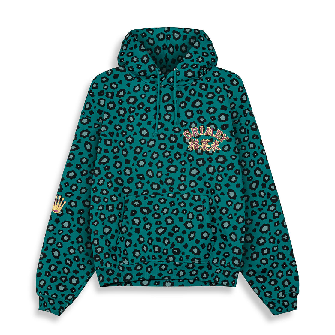 ROYAL PAW BOXY HOODIE GREEN