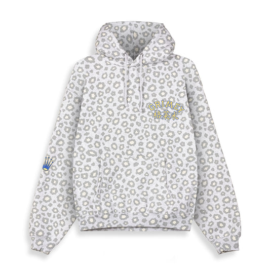 ROYAL PAW BOXY HOODIE SPORT GREY