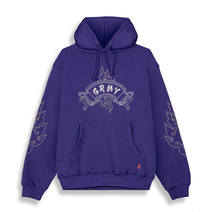 SAMPANS REGULAR HOODIE BLUE