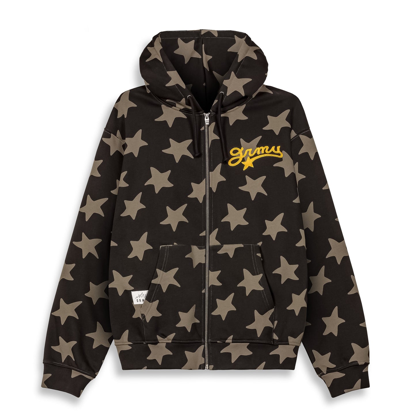 MUD'S THE RESIDENCE REGULAR ZIPPER HOODIE BLACK