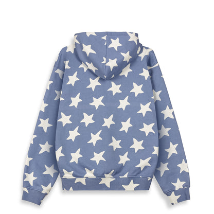 MUD'S THE RESIDENCE REGULAR ZIPPER HOODIE BLUE