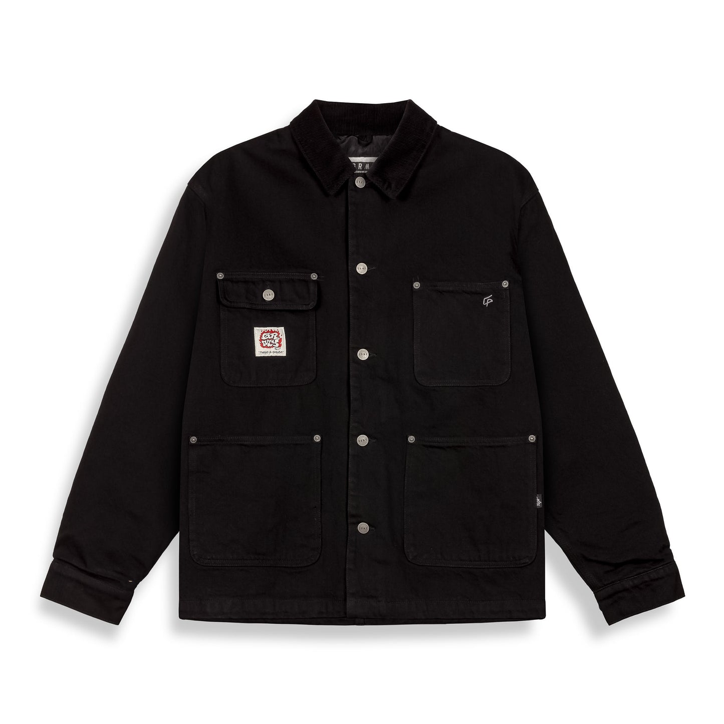 THE SHELTER DENIM COAT BLACK