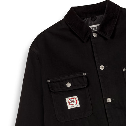 THE SHELTER DENIM COAT BLACK