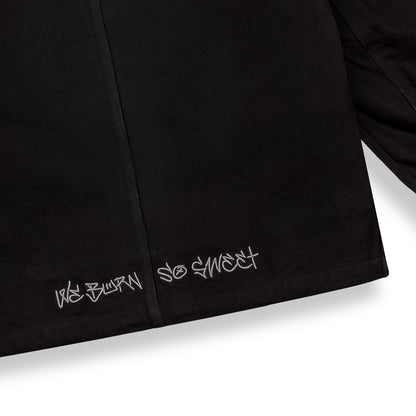 THE SHELTER DENIM COAT BLACK