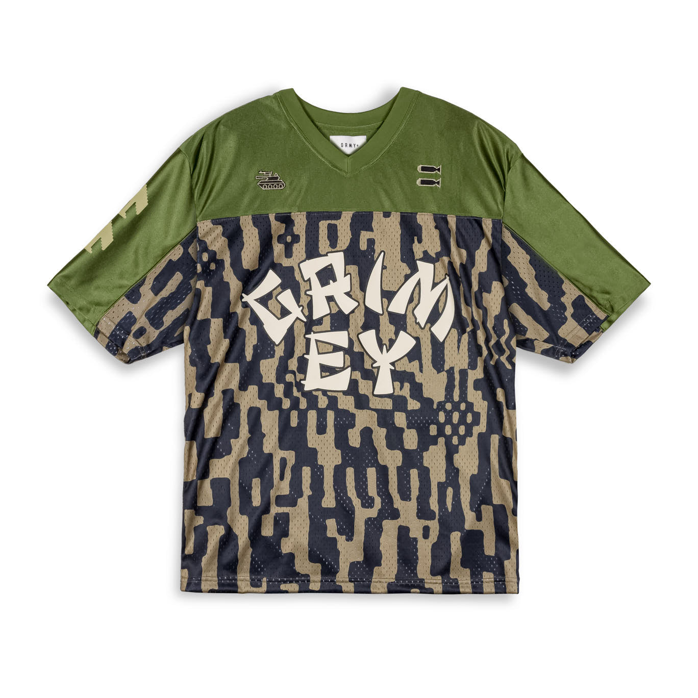 LUCKY DRAGON MESH FOOTBALL JERSEY GREEN