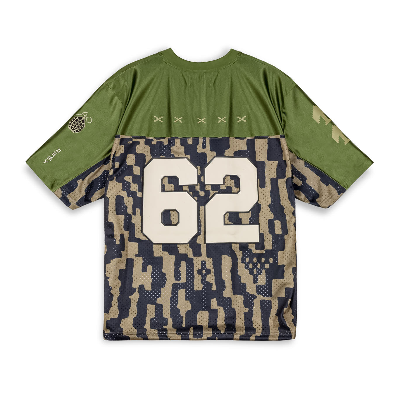 LUCKY DRAGON MESH FOOTBALL JERSEY GREEN