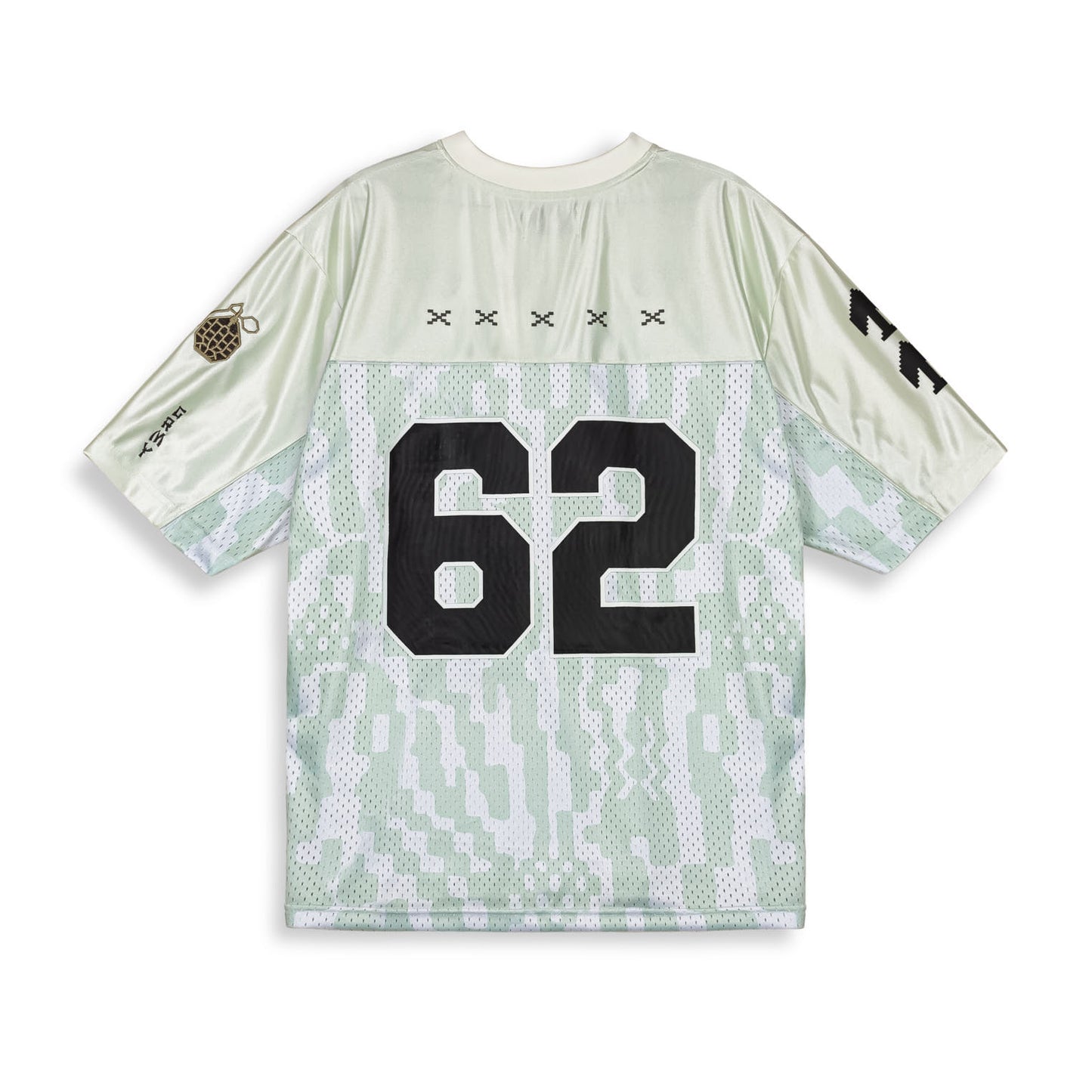 LUCKY DRAGON MESH FOOTBALL JERSEY WHITE