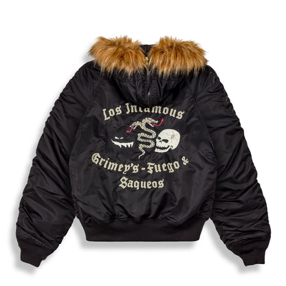 THE PLANET N-2B FLIGHT JACKET BLACK