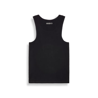 SWEET SCIENCE FITTED TANK TOP BLACK