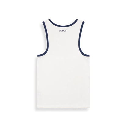 SWEET SCIENCE FITTED TANK TOP OFF WHITE