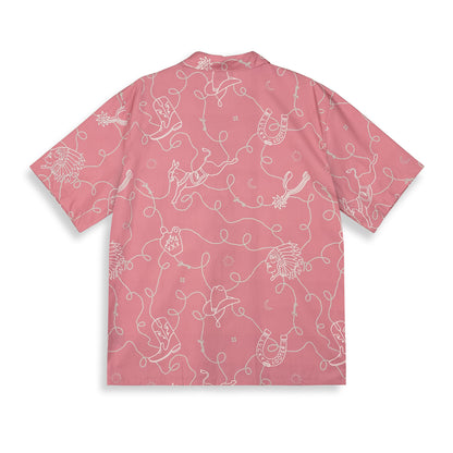 LONE HAND BUTTON UP SHIRT BRICK