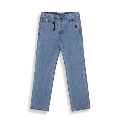 THE PLANET REGULAR DENIM PANTS WASHED BLUE