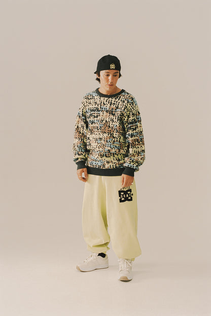THE SWARM DC SHOES X GRIMEY KNIT SWEATER MULTICOLOR