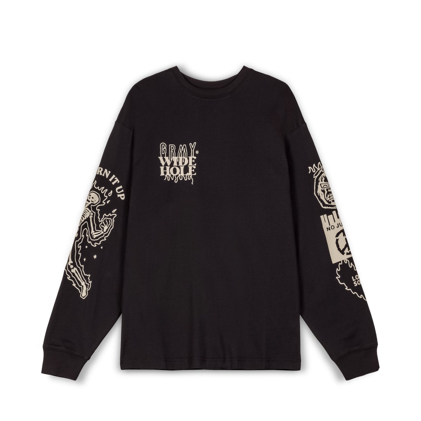 BACK AT YOU LONG SLEEVE TEE BLACK