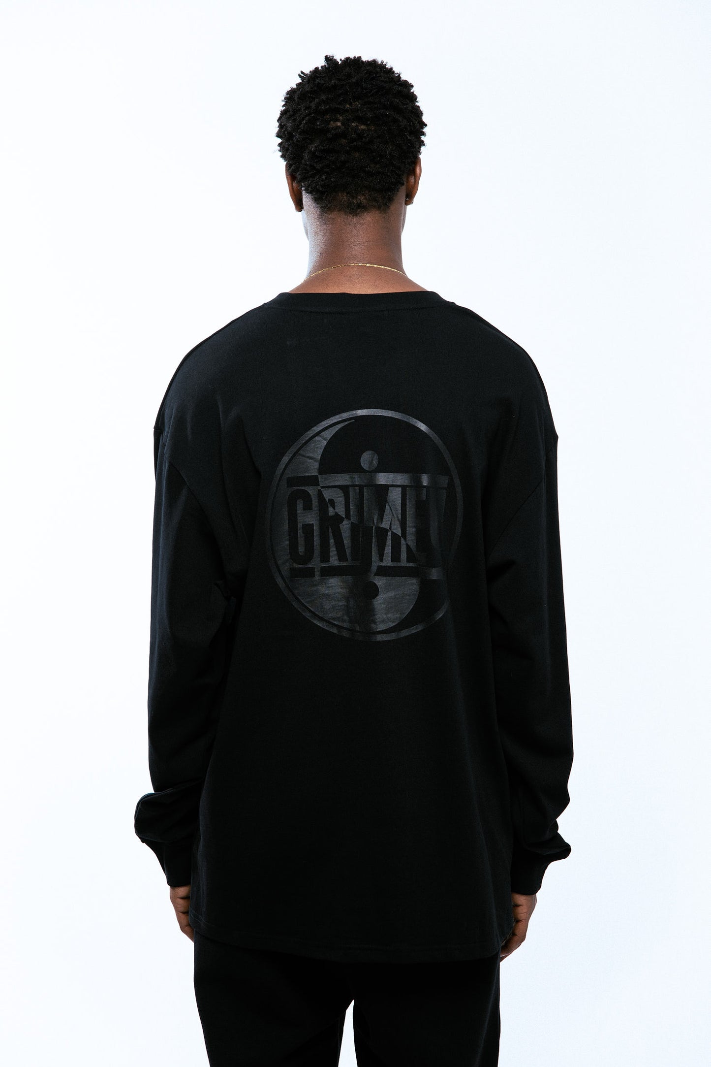 HIJACKER HEAVYWEIGHT LONG SLEEVE TEE BLACK