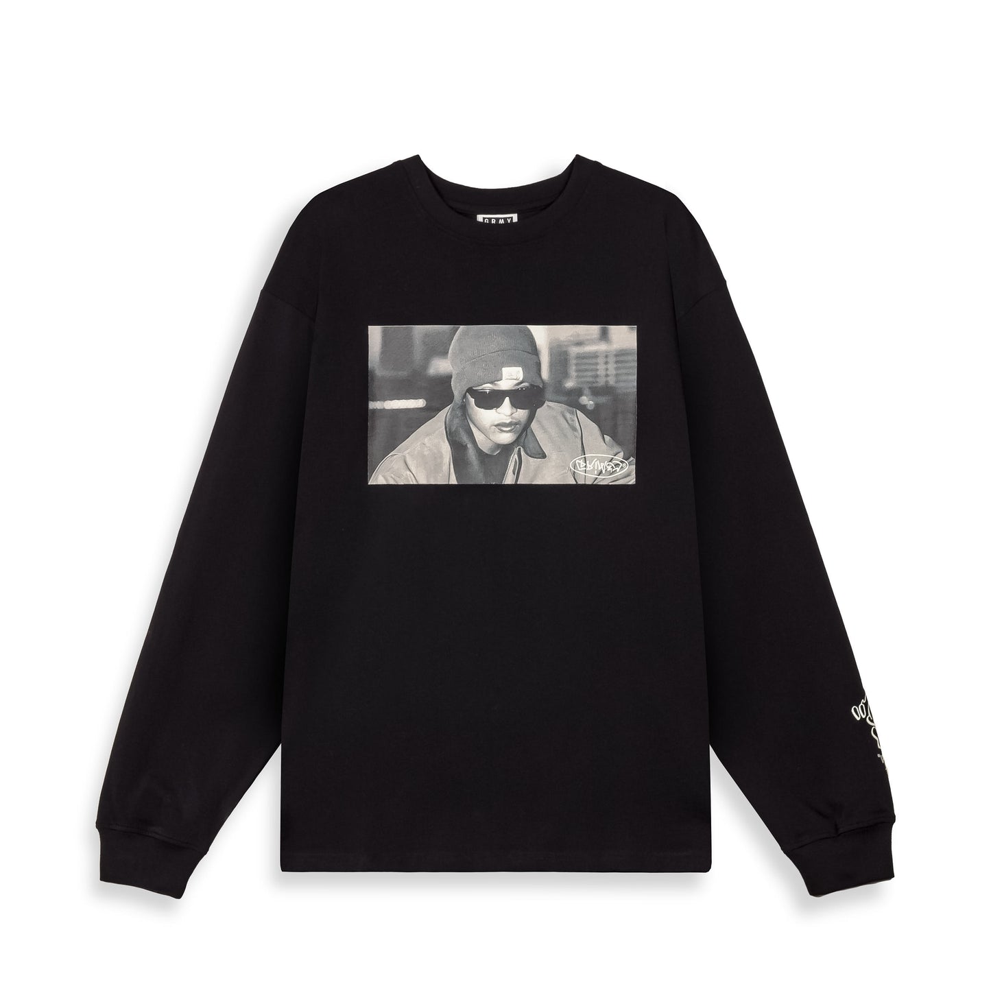 THE SHELTER LONG SLEEVE TEE BLACK