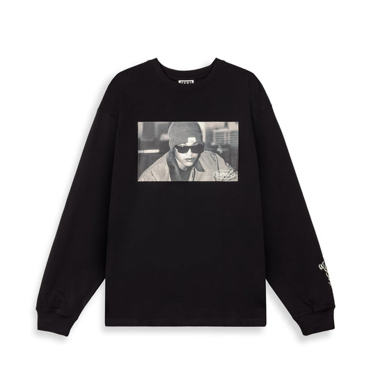 THE SHELTER LONG SLEEVE TEE BLACK