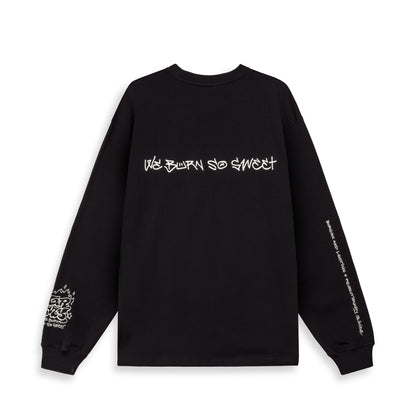 THE SHELTER LONG SLEEVE TEE BLACK
