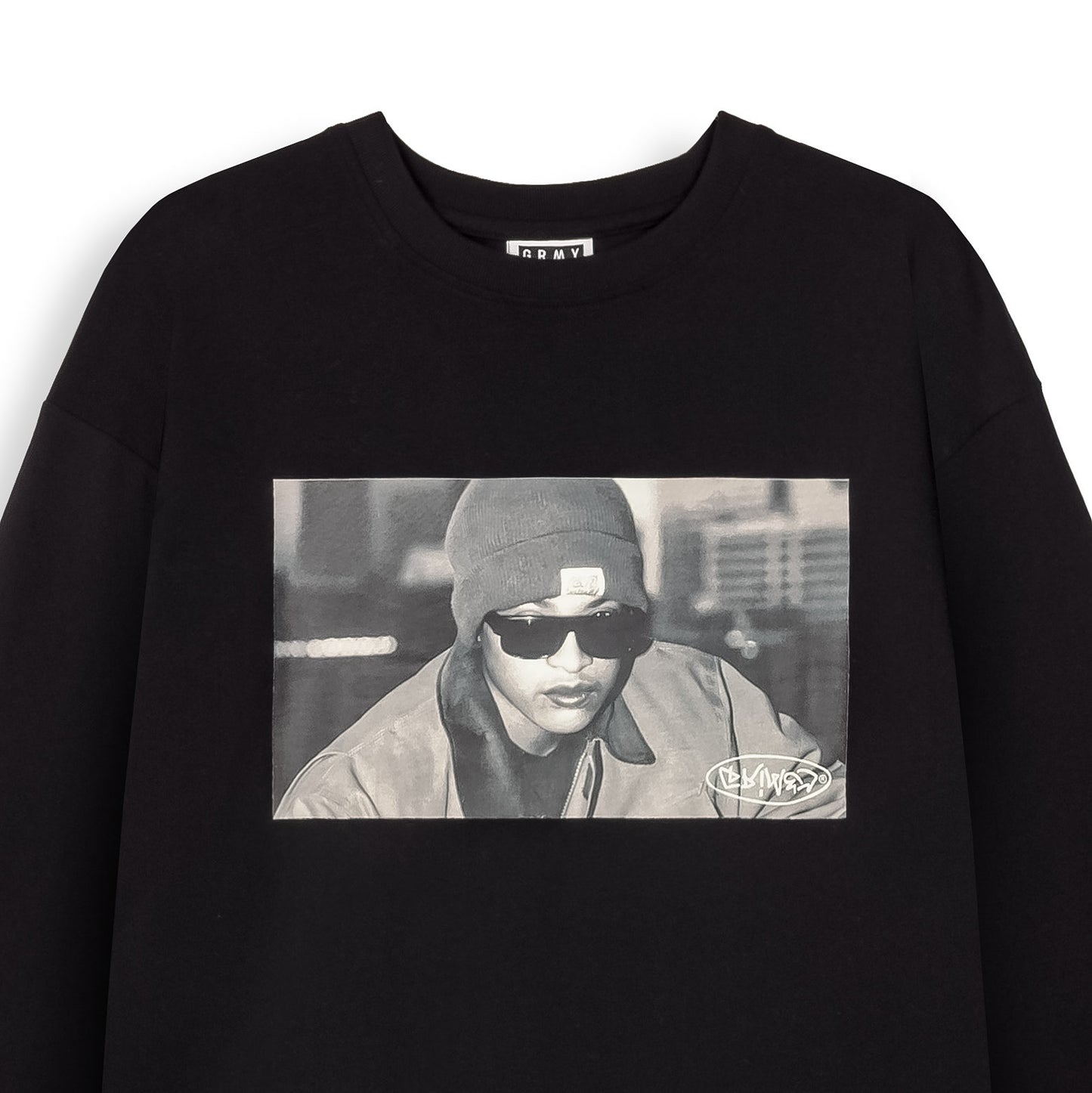 THE SHELTER LONG SLEEVE TEE BLACK