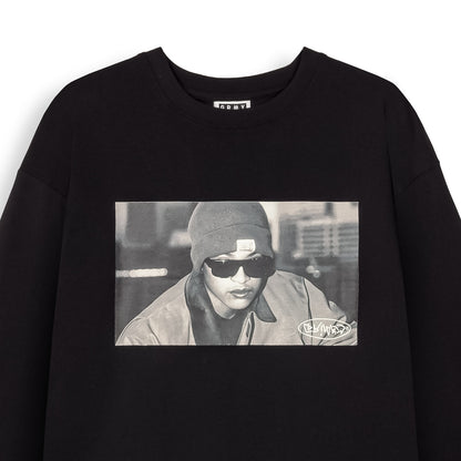 THE SHELTER LONG SLEEVE TEE BLACK
