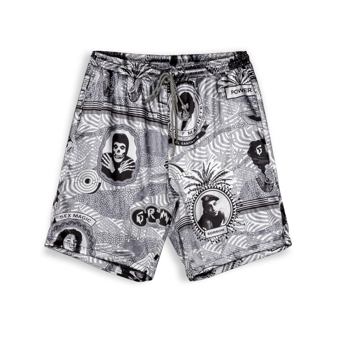 SUPASTAR SATIN SHORT BLACK