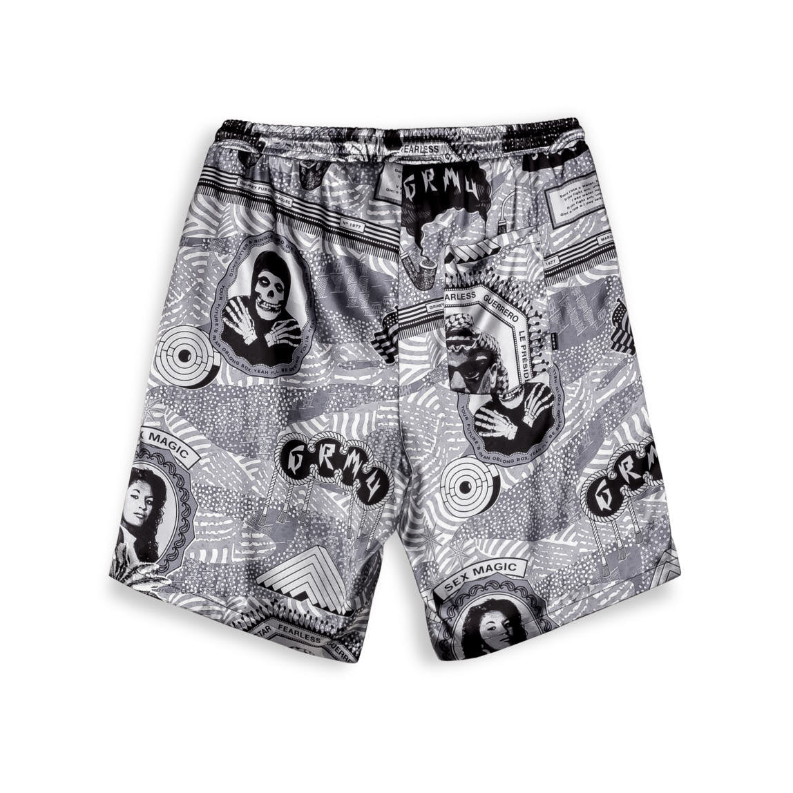 SUPASTAR SATIN SHORT BLACK